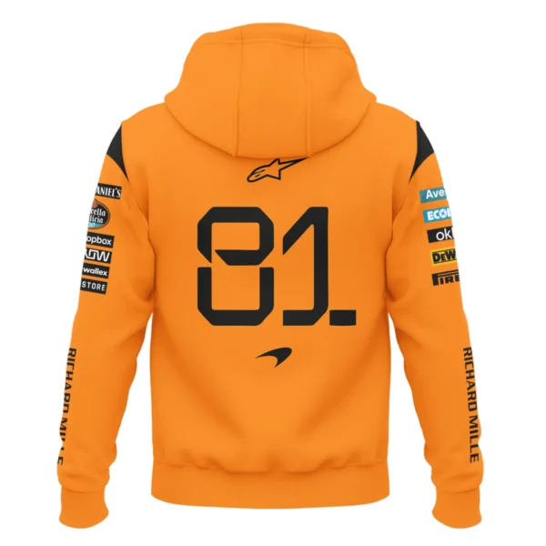 Oscar Piastri McLaren Formula One Exclusive Hoodie BLF1180525A3HD - Image 3