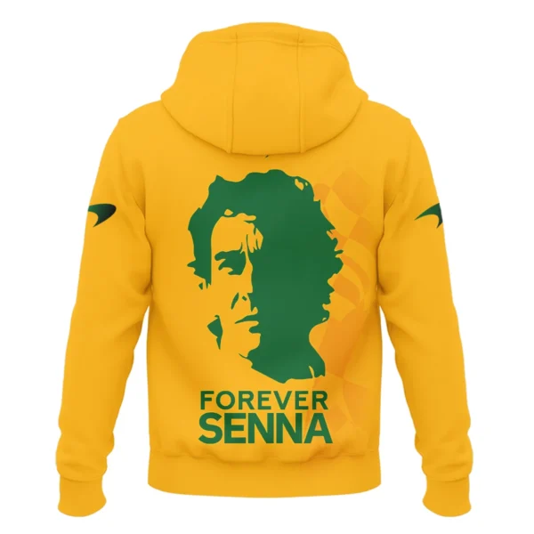 Forever Senna McLaren Formula One Exclusive Zipper Hoodie BLF1190525A3ZHD - Image 3