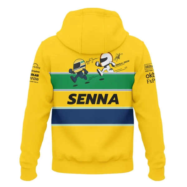 Ayrton Senna The Racing Legend McLaren F1 Exclusive Hoodie BLF13625A1HD - Image 3