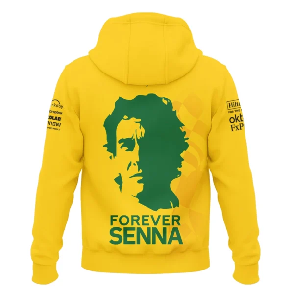 Forever Ayrton Senna McLaren F1 Exclusive Zipper Hoodie BLF13625A2ZHD - Image 3