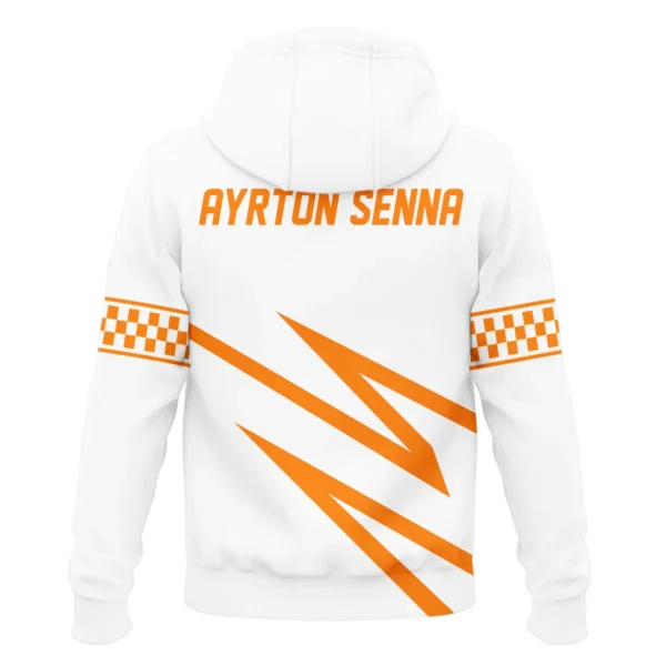 Ayrton Senna The Racing Legend McLaren F1 Exclusive Zipper Hoodie BLF16625A4ZHD - Image 3