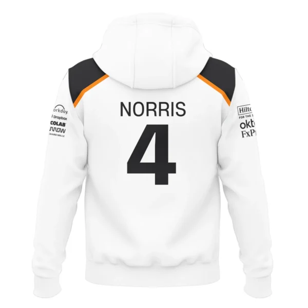 Lando Norris LN4 McLaren F1 Exclusive Hoodie BLF19625A1HD - Image 3