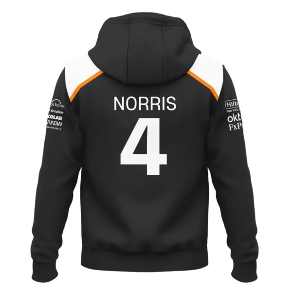 Lando Norris LN4 McLaren F1 Exclusive Hoodie BLF19625A2HD - Image 3
