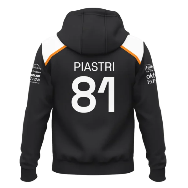 Oscar Piastri OP81 McLaren F1 Exclusive Zipper Hoodie BLF19625A4ZHD - Image 3