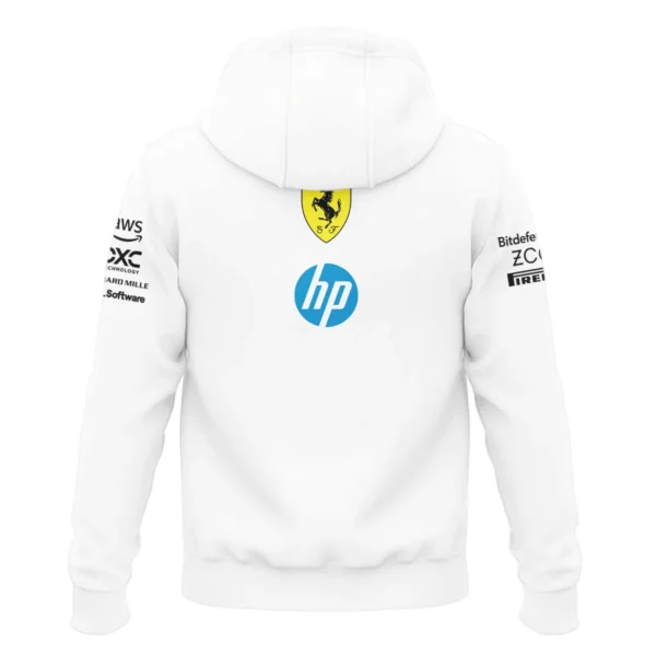 2025 Scuderia Ferrari F1 Special Edition Zipper Hoodie BLFRR4625A2ZHD - Image 3