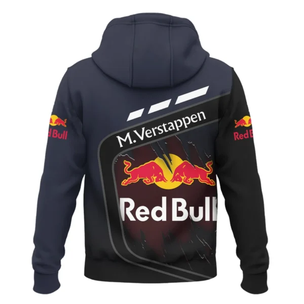 Max Verstappen Red Bull Racing F1 Exclusive Zipper Hoodie BLRBR20525A3ZHD - Image 3