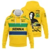 Ayrton Senna Flag And Helmet McLaren F1 Exclusive Hoodie BLF13625A4HD