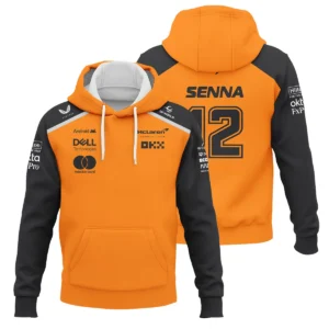 Ayrton Senna The Racing Legend McLaren F1 Exclusive Hoodie BLF16625A2HD