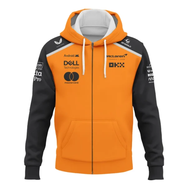 Ayrton Senna The Racing Legend McLaren F1 Exclusive Zipper Hoodie BLF16625A2ZHD - Image 2