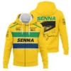 Ayrton Senna McLaren Formula One Exclusive Zipper Hoodie BLF1190525A2ZHD