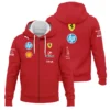 2025 Scuderia Ferrari F1 Special Edition Zipper Hoodie BLFRR4625A3ZHD