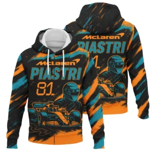 Piastri 81 McLaren F1 Exclusive Zipper Hoodie BLMCL1625A1ZHD