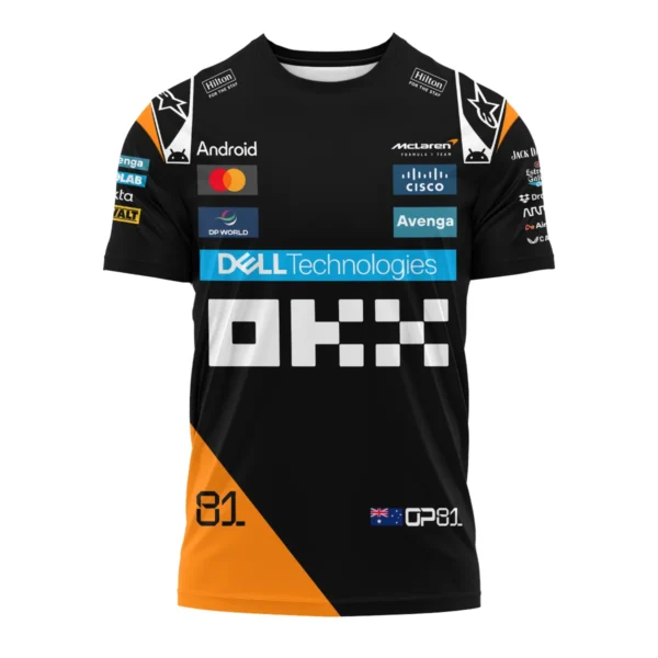 Oscar Piastri McLaren Formula One Exclusive T-Shirt BLF1180525A4TS - Image 2