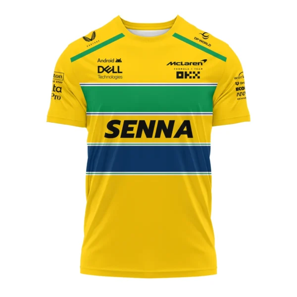 Ayrton Senna McLaren Formula One Exclusive T-Shirt BLF1190525A2TS - Image 2
