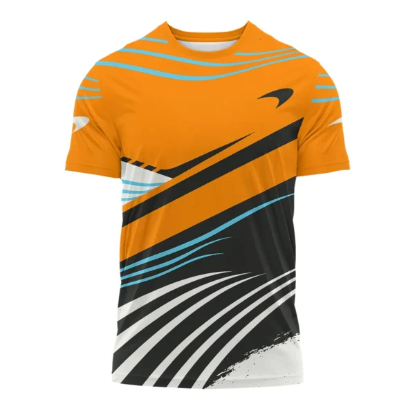 Waves Pattern McLaren F1 Exclusive T-Shirt BLF131525A1TS - Image 2