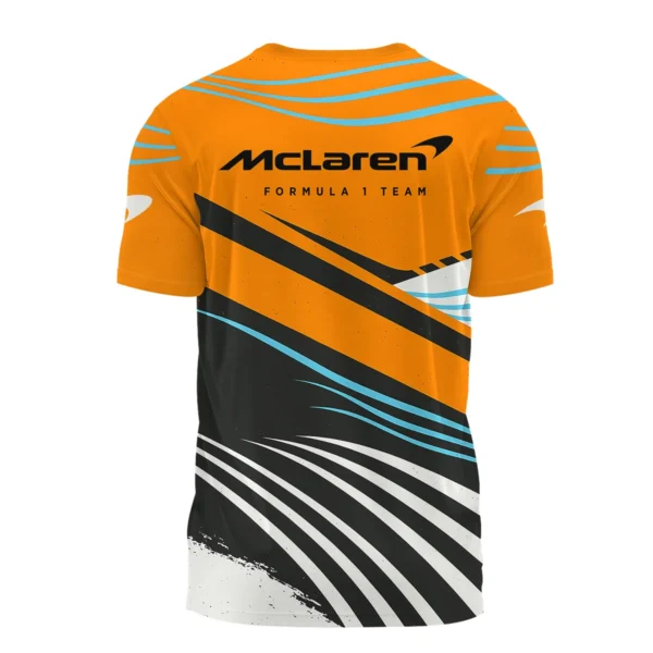Waves Pattern McLaren F1 Exclusive T-Shirt BLF131525A1TS - Image 3
