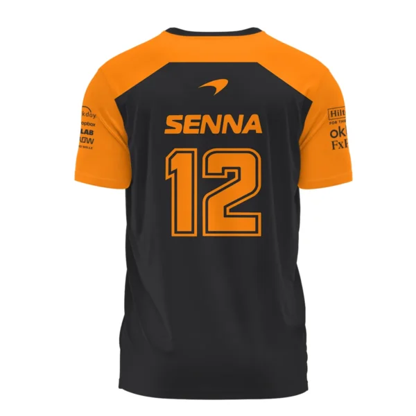 Ayrton Senna The Racing Legend McLaren F1 Exclusive T-Shirt BLF16625A1TS - Image 3