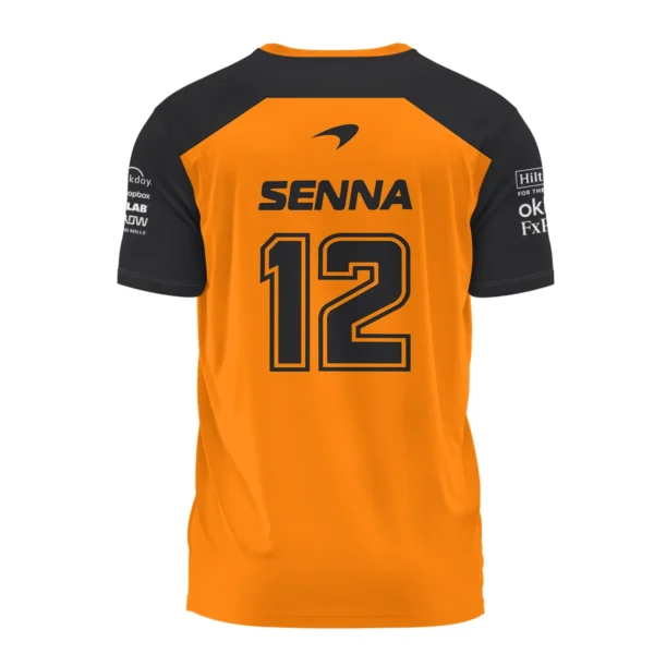Ayrton Senna The Racing Legend McLaren F1 Exclusive T-Shirt BLF16625A2TS - Image 3