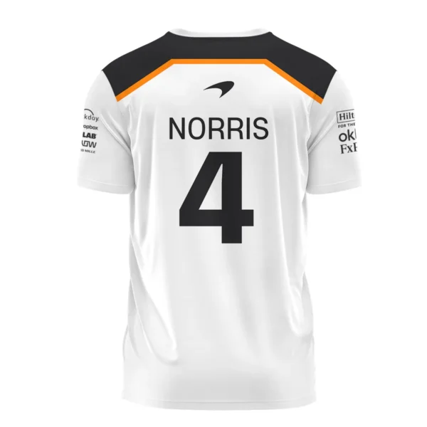 Lando Norris LN4 McLaren F1 Exclusive T-Shirt BLF19625A1TS - Image 3