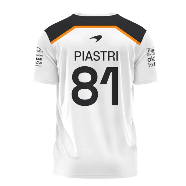 Oscar Piastri OP81 McLaren F1 Exclusive T-Shirt BLF19625A3TS - Image 3