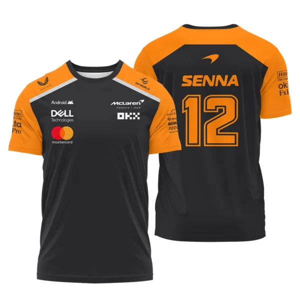 Ayrton Senna The Racing Legend McLaren F1 Exclusive T-Shirt BLF16625A1TS
