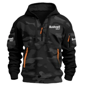 Bushnell Golf Exclusive Logo Hoodie Half Zipper Golf HOGF210525A4BUG - Black