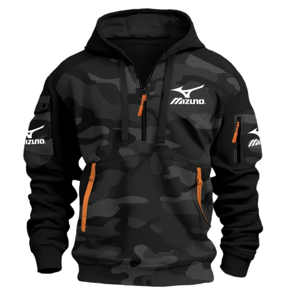 Mizuno Exclusive Logo Hoodie Half Zipper Golf HOGF210525A4MIZ - Black