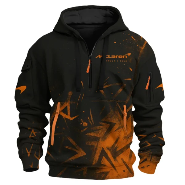 Ayrton Senna The Racing Legend McLaren F1 Exclusive Hoodie Half Zipper BLF16625A3HDF - Image 2