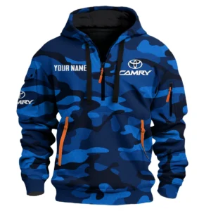 Camry Exclusive Logo Fashion Hoodie Half Zip BLC11625A1CMR - Blue