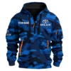 Hilux Exclusive Logo Fashion Hoodie Half Zip BLC11625A1HLX - Blue