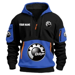 Can-Am (BRP) Exclusive Logo Hoodie Half Zipper HOMOT090625A01CANHDF - Blue