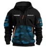 Mercury Marine Exclusive Logo Hoodie Half Zipper Fishing QTFS200525A2MCM - Blue