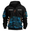 Quintrex Exclusive Logo Hoodie Half Zipper Fishing QTFS200525A2QTX - Blue
