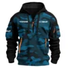 Sea Jay Exclusive Logo Hoodie Half Zipper Fishing QTFS200525A3SJB - Blue