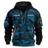 Surtees Exclusive Logo Hoodie Half Zipper Fishing QTFS200525A3SUB - Blue