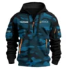 Zerek Innovation Exclusive Logo Hoodie Half Zipper Fishing QTFS200525A3ZI - Blue