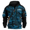 Isuzu D-MAX Exclusive Logo Hoodie Half Zipper Ute QTUT280525A1ID - Blue