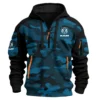 RAM Trucks Exclusive Logo Hoodie Half Zipper Ute QTUT280525A1RAM - Blue