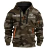 Kluger Exclusive Logo Fashion Hoodie Half Zip BLC11625A1KLG - Brown
