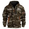 Silverado Exclusive Logo Fashion Hoodie Half Zip BLC11625A1SIL - Brown
