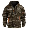 Staria Exclusive Logo Fashion Hoodie Half Zip BLC11625A1SRA - Brown