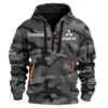 ASX Exclusive Logo Fashion Hoodie Half Zip BLC11625A1ASX - Gray