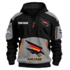 Adelaide Crows Australian Football League Exclusive Logo Hoodie Half Zipper HOAFL190525A01ADEL - Gray