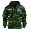 Mazda Exclusive Logo Fashion Hoodie Half Zip BLC11625A1MZD - Green