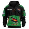 Adelaide Crows Australian Football League Exclusive Logo Hoodie Half Zipper HOAFL190525A01ADEL - Green