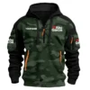 Abu Garcia Exclusive Logo Hoodie Half Zipper Fishing QTFS200525A3AG - Green