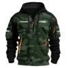 Stacer Exclusive Logo Hoodie Half Zipper Fishing QTFS200525A3STC - Green