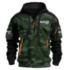 Bushnell Golf Exclusive Logo Hoodie Half Zipper Golf HOGF210525A4BUG - Green