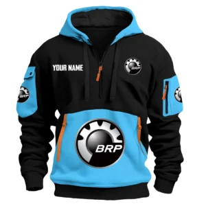 Can-Am (BRP) Exclusive Logo Hoodie Half Zipper HOMOT090625A01CANHDF - Light Blue