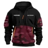 Bar Crusher Exclusive Logo Hoodie Half Zipper Fishing QTFS200525A2BCR - Marron